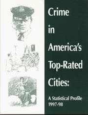 Tapa de Crime in America's Top-Rated Cities, 1997/98