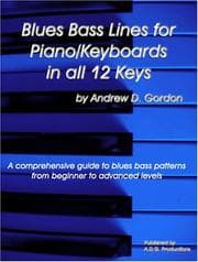 Tapa de Blues Bass Lines for Piano/Keyboards in all 12 Keys