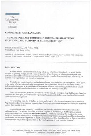 Tapa de Communication Standards