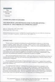 Tapa de Communication Standards