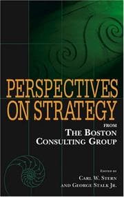Tapa de Perspectives on strategy