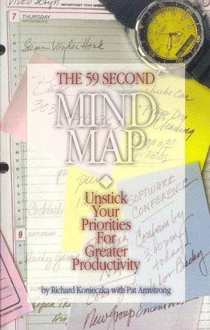 Tapa de The 59-second mind map