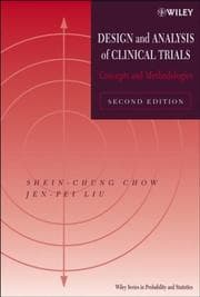 Tapa de Design and analysis of clinical trials