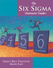Tapa de Six Sigma Instructor Guide