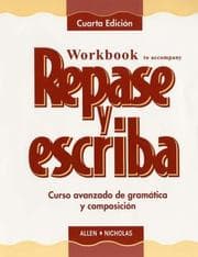 Tapa de Workbook to accompany Repase y escriba