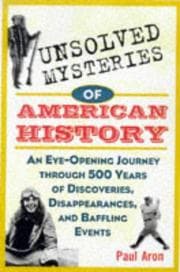 Tapa de Unsolved Mysteries of American History