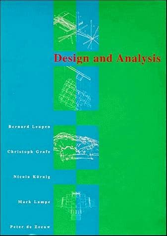 Tapa de Design and Analysis