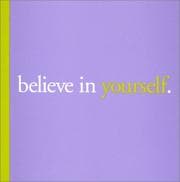 Tapa de Believe in Yourself (Big Thoughts, 1)