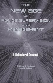 Tapa de The new age of police supervision and management