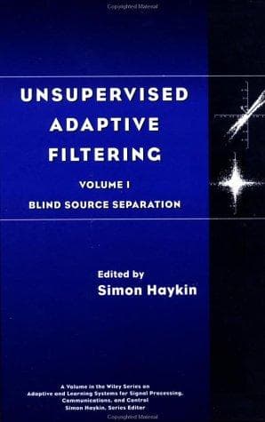 Tapa de Unsupervised Adaptive Filtering, Volume 1