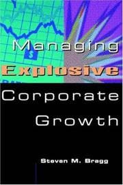 Tapa de Managing explosive corporate growth