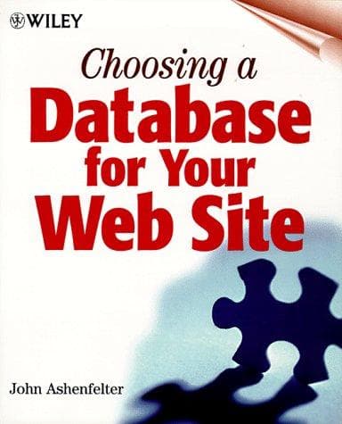 Tapa de Choosing a database for your Web site