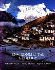 Tapa de Environmental geology