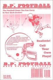 Tapa de BP(Backpocket) Football