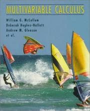 Tapa de Multivariable calculus