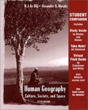 Tapa de Student Companion to Human Geography