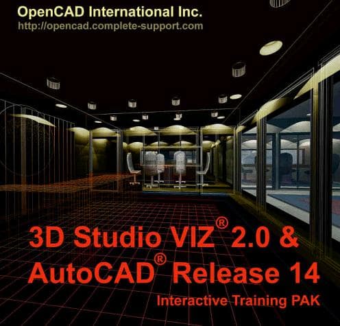 Tapa de AutoCAD 14 & 3D Studio VIZ Training PAK