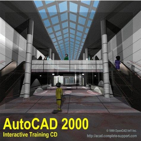 Tapa de AutoCAD 2000 Interactive Training CD (Complete Support Training CD)