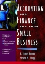 Tapa de Accounting and finance for your small business