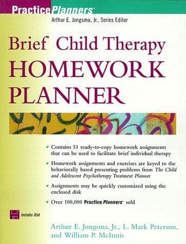 Tapa de Brief child therapy homework planner