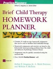 Tapa de Brief child therapy homework planner