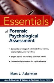Tapa de Essentials of Forensic Psychological Assessment (Essentials of Psychological Assessment)