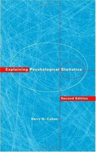 Tapa de Explaining Psychological Statistics
