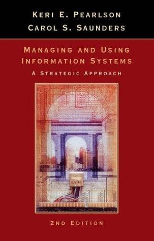 Tapa de Managing and using information systems
