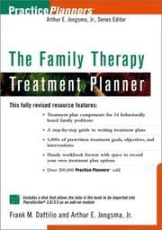 Tapa de The family therapy treatment planner