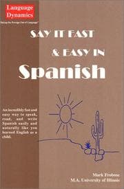 Tapa de Say It Fast & Easy In Spanish (Text, Answer Keys, Tapescript)