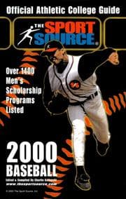 Tapa de The Official Athletic College Guide Baseball 2000
