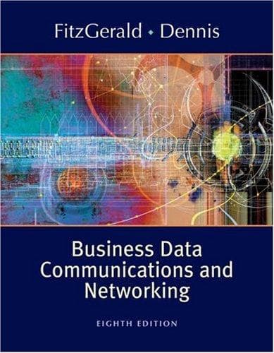 Tapa de Business data communications and networking