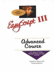 Tapa de EasyScript III Advanced User/Instructor's Course Unique Speed Writing Method To Take Fast Notes & Dictation (4 audio cassettes 20-130wpm with manual)
