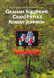 Tapa de Organic Chemistry, Study Guide and Solutions Manual