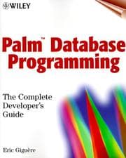 Tapa de Palm Database Programming