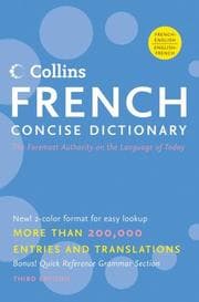 Tapa de Collins French Concise Dictionary, 3e