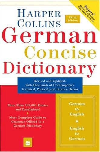 Tapa de Collins German Concise Dictionary, 3e (HarperCollins Concise Dictionaries)