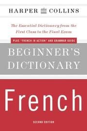 Tapa de Collins easy learning French dictionary