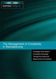 Tapa de The management of complexity in manufacturing