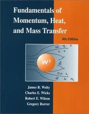 Tapa de Fundamentals of momentum, heat, and mass transfer