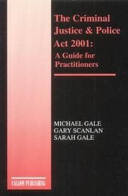 Tapa de The Criminal Justice and Police Act 2001