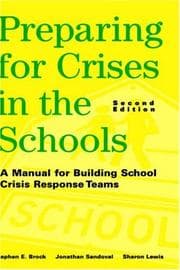 Tapa de Preparing for crises in the schools