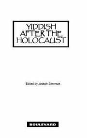 Tapa de Yiddish After The Holocaust