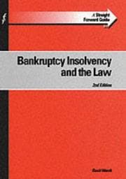 Tapa de Straightforward Guide to Bankruptcy, Insolvency and the Law
