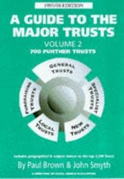 Tapa de A Guide to the Major Trusts (A Directory of Social Change Publication)