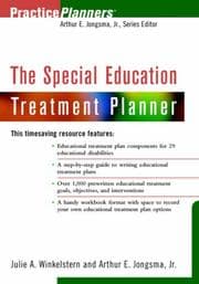 Tapa de The special education treatment planner