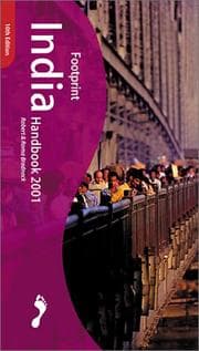 Tapa de Footprint India Handbook 2001