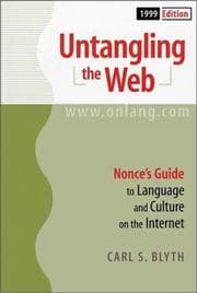 Tapa de Untangling the Web