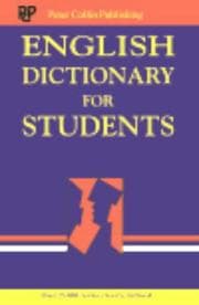 Tapa de English Dictionary for Students (Dictionary)