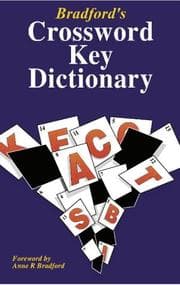 Tapa de Bradford's Crossword Key Dictionary